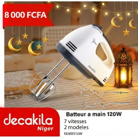 Batteuse à main Decakila 120W