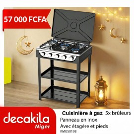 Cuisinière à gaz Decakila 5 brûleurs