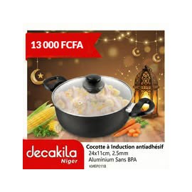 Cocotte à induction antiadhésif