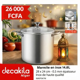 Marmite en inox Decakila