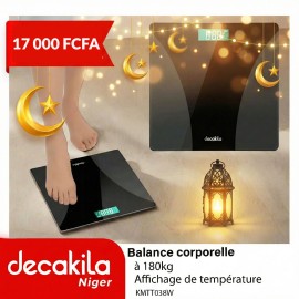 Balance corporelle Decakila 180kg avec...