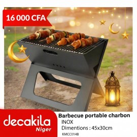 Barbecue portable à charbon...