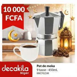 Pot de moka Decakila 9 tasses 450 ml