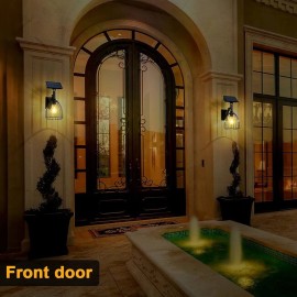 Ensemble de deux (2) Lanternes Murales Solaires...