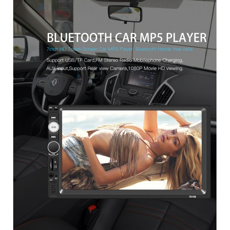 Autoradio Bluetooth Avec écran Tactile 5 , mains libres, 1 Din, Poste  Radio Voiture, Lecteur MP5, TF, USB, FM, 7 Couleurs éclairage, Système  Audio, Unité Centrale M160 - AliExpress