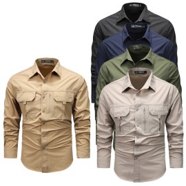 Chemise Homme Tactique à...