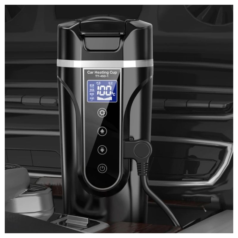 Chauffe-eau Portable 450ml, en acier inoxydable, pour voiture