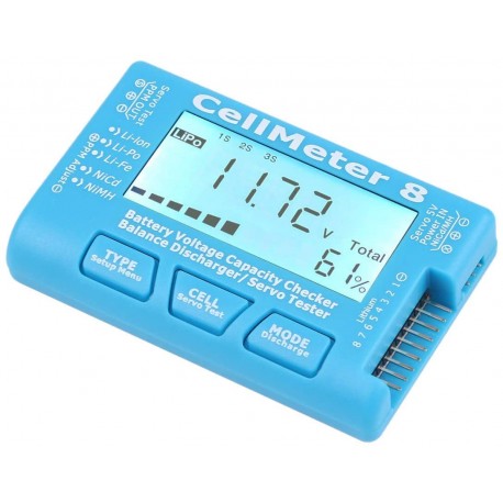 Etronix Lipo CellMeter Capacité de la Batterie Régulateur de niveau ET0501 LiFe Li-ion NiMH