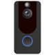 Sonnette Caméra Interphone Avec Carillon vision nocturne IP WiFi Porte Bell Sécurité HD 1080p