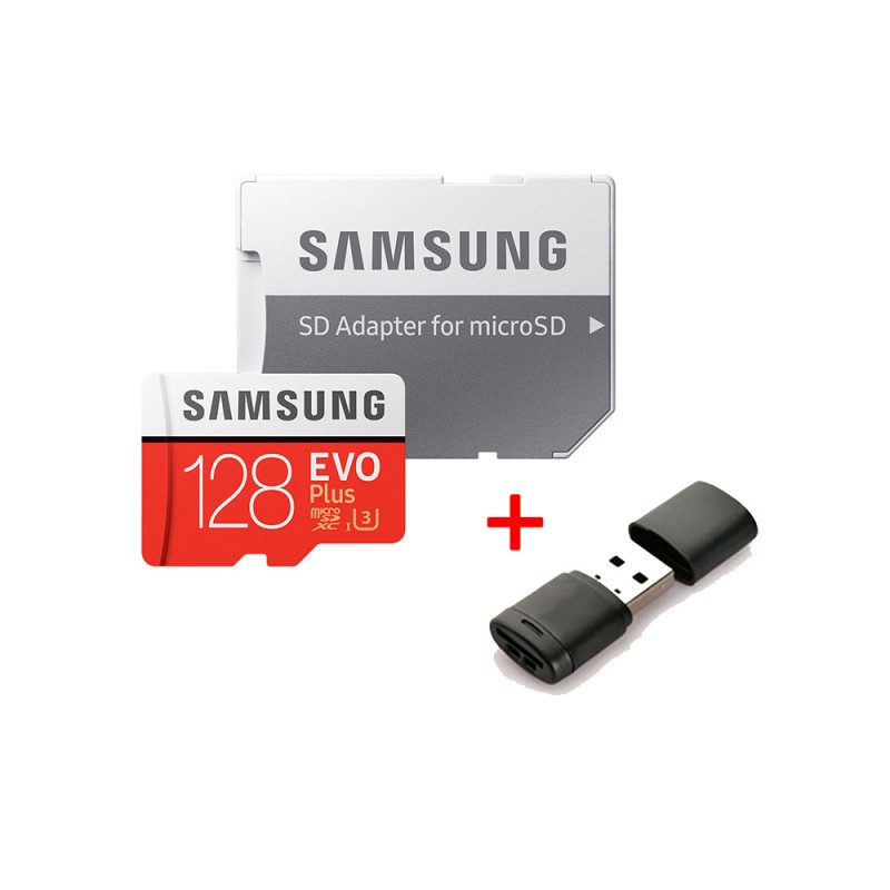 128 GO Carte mémoire Micro-SD Evo Plus 128GB pour téléphones